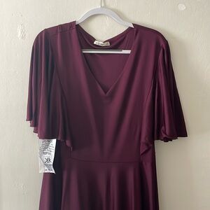 Purple/maroon maxi dress